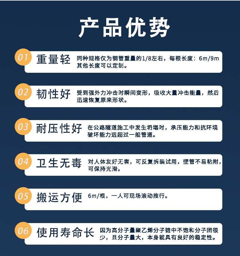 正举新材生产厂家第三代隧道逃生管道口径1米优势明显(图3)